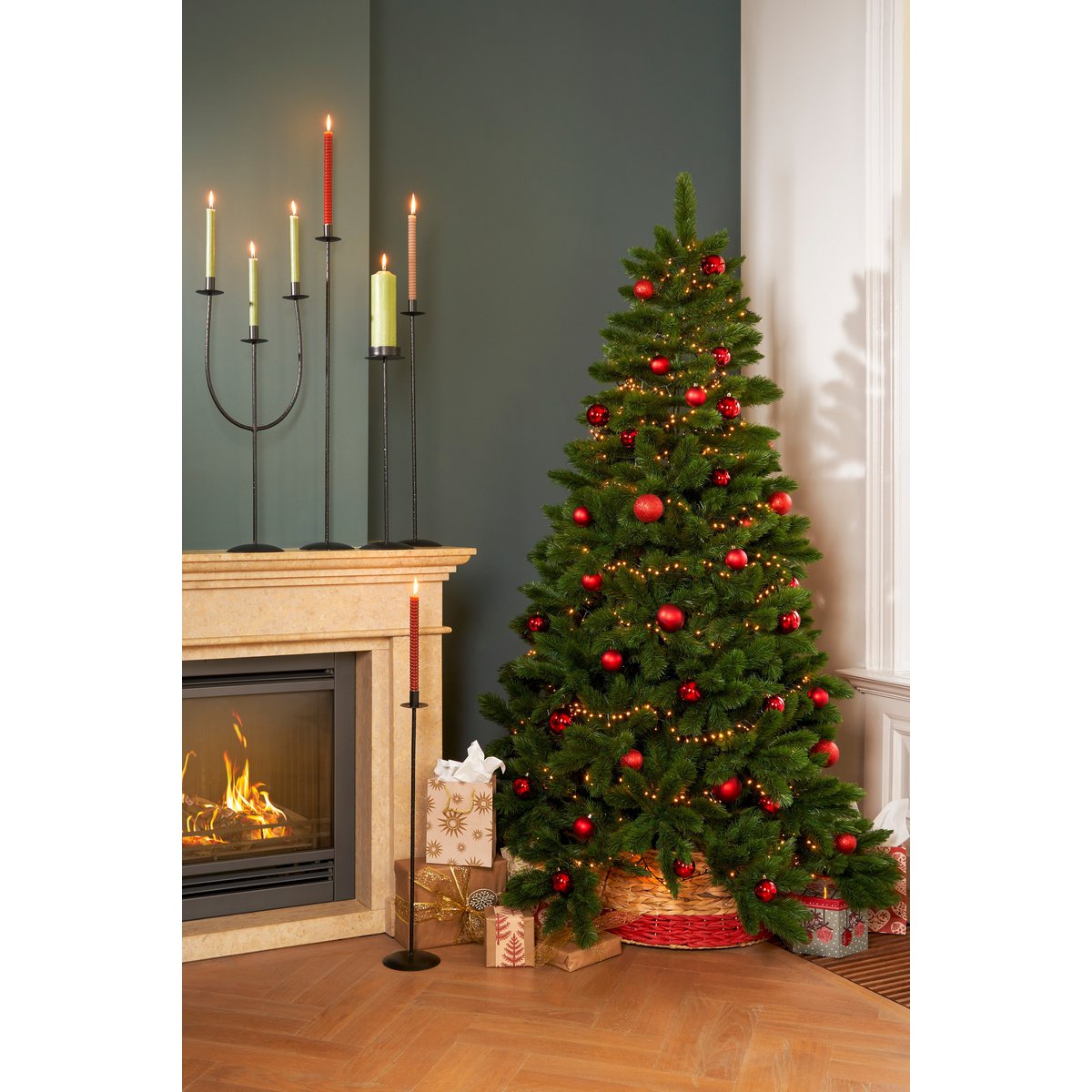 Tsuga Künstlicher Weihnachtsbaum – H215 x Ø137 cm – Grün