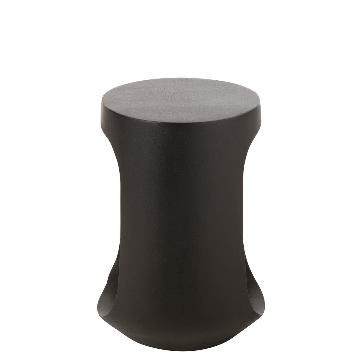 J-Line Beistelltisch Pod Recyceltes Holz Schwarz