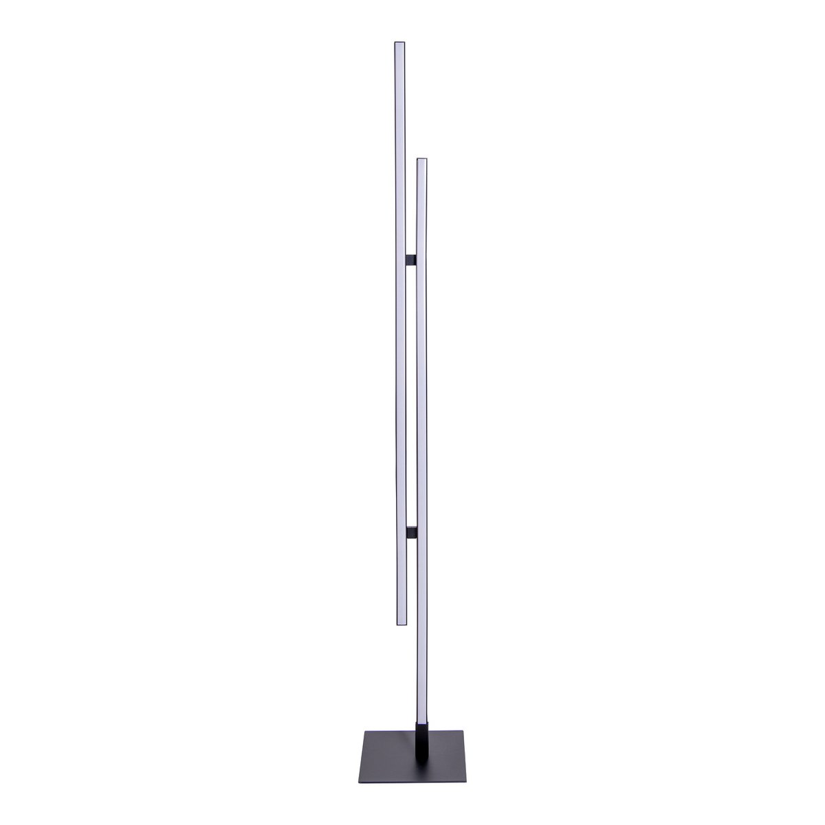 LED Stehleuchte "ONDA" h: 130cm, Stehleuchte, Metall und Kunststoff in Schwarz, integrierte LED, Beleuchtung für Wohnzimmer, Esszimmer oder Büro