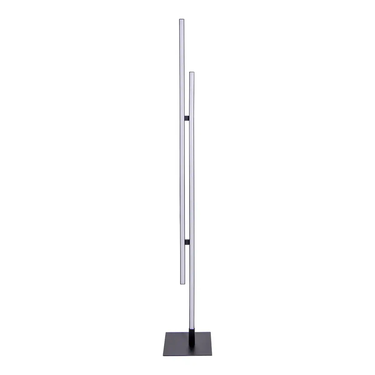 LED Stehleuchte "ONDA" h: 130cm, Stehleuchte, Metall und Kunststoff in Schwarz, integrierte LED, Beleuchtung für Wohnzimmer, Esszimmer oder Büro