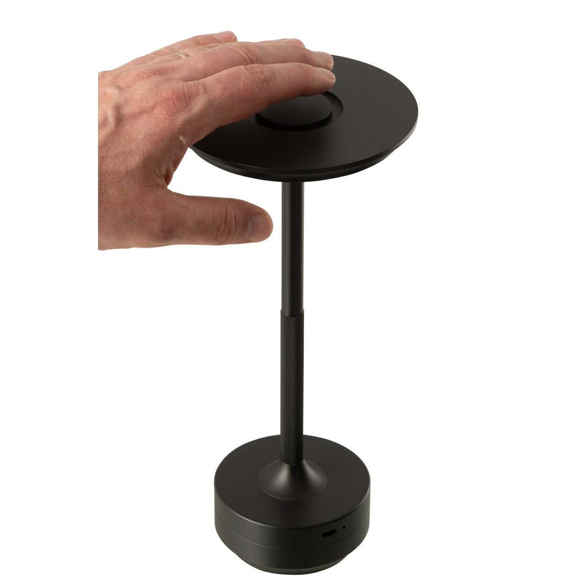 J -Linie Lampe Touch - Plastik - Schwarz - LED