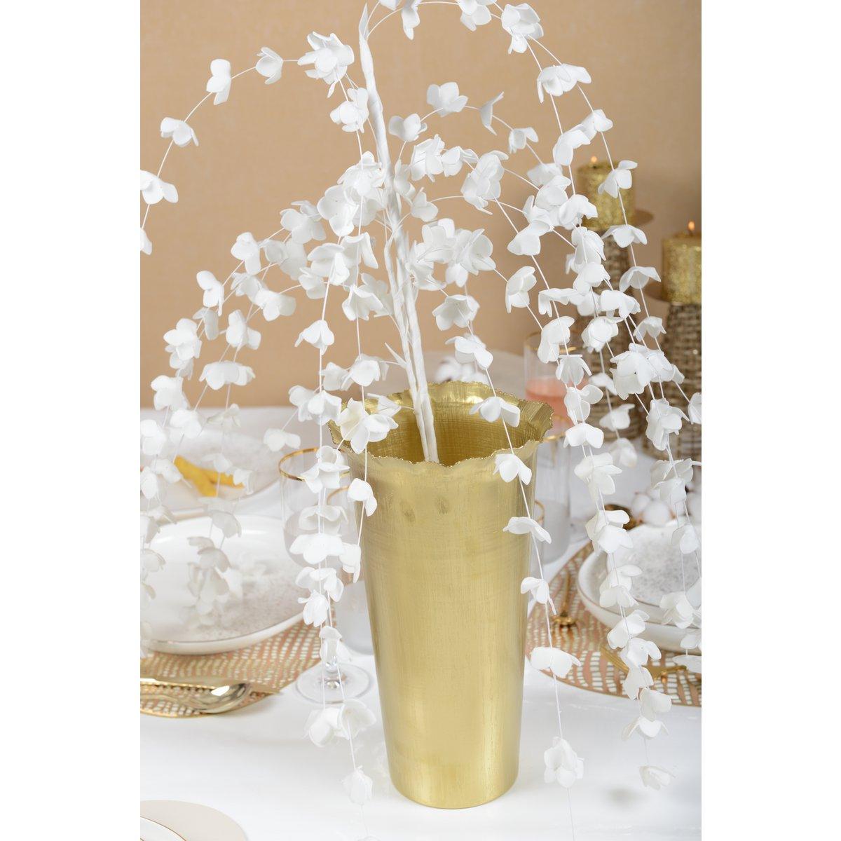 VASE MATT GOLD