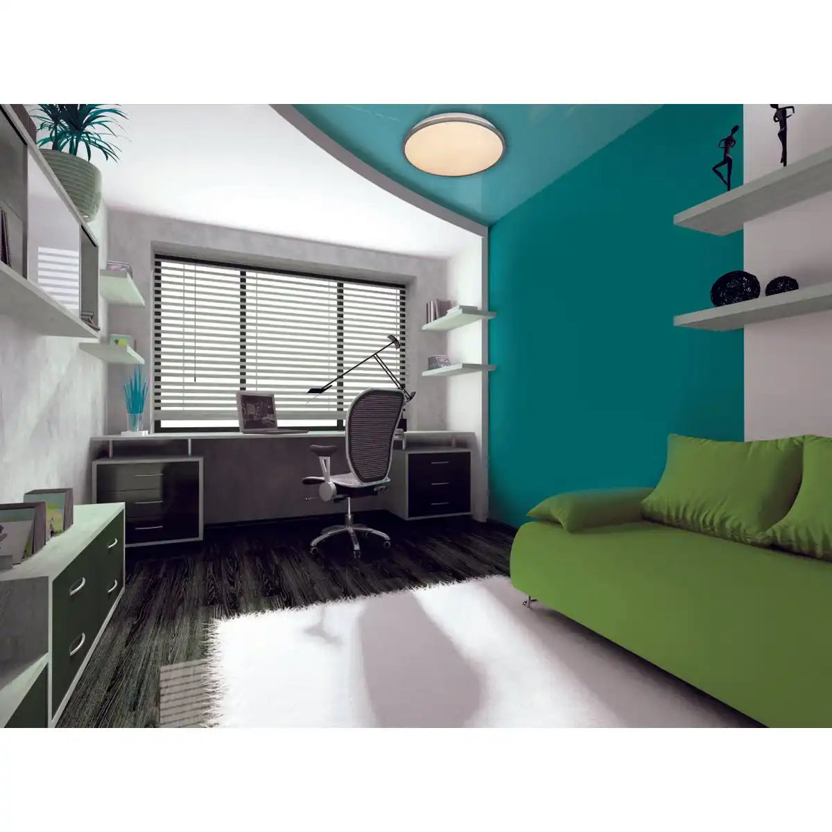 LED Deckenleuchte "ALICANTE" d:39cm