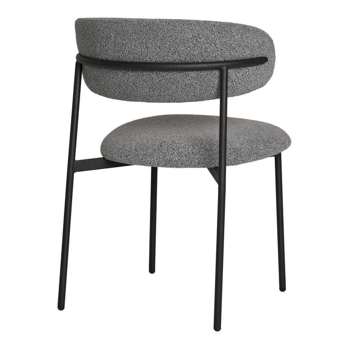 Mira Esszimmerstuhl – Hellgrau, 59 x 55 x 79,5 cm – 2er-Set