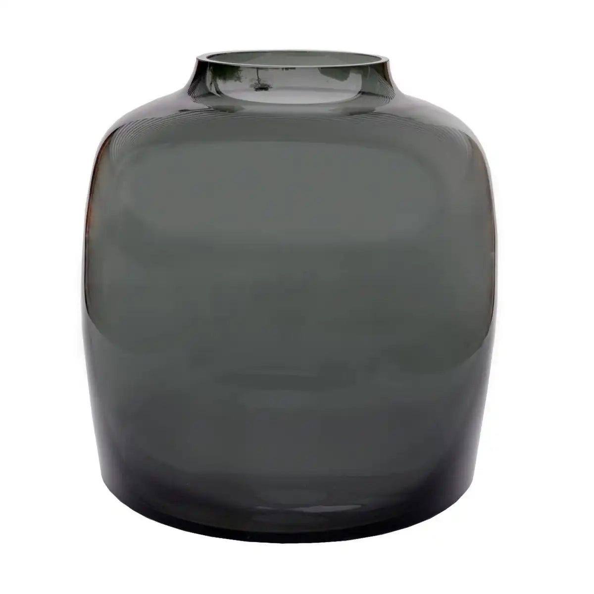 Vase Glass - M - H25 W25 - Bartica - Grau
