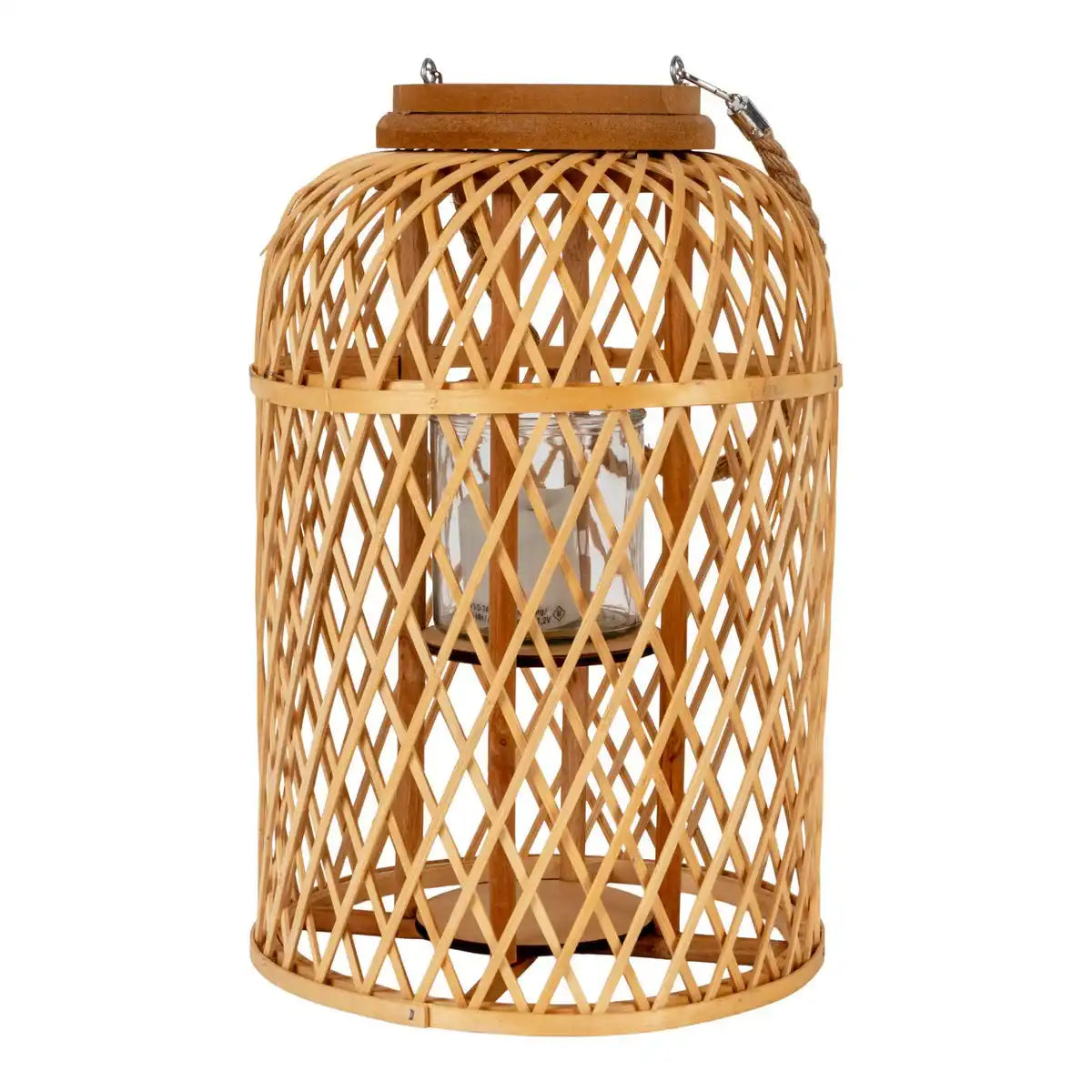 Dekoleuchte "KORBINIAN" inkl. Solar-LED-Kerze