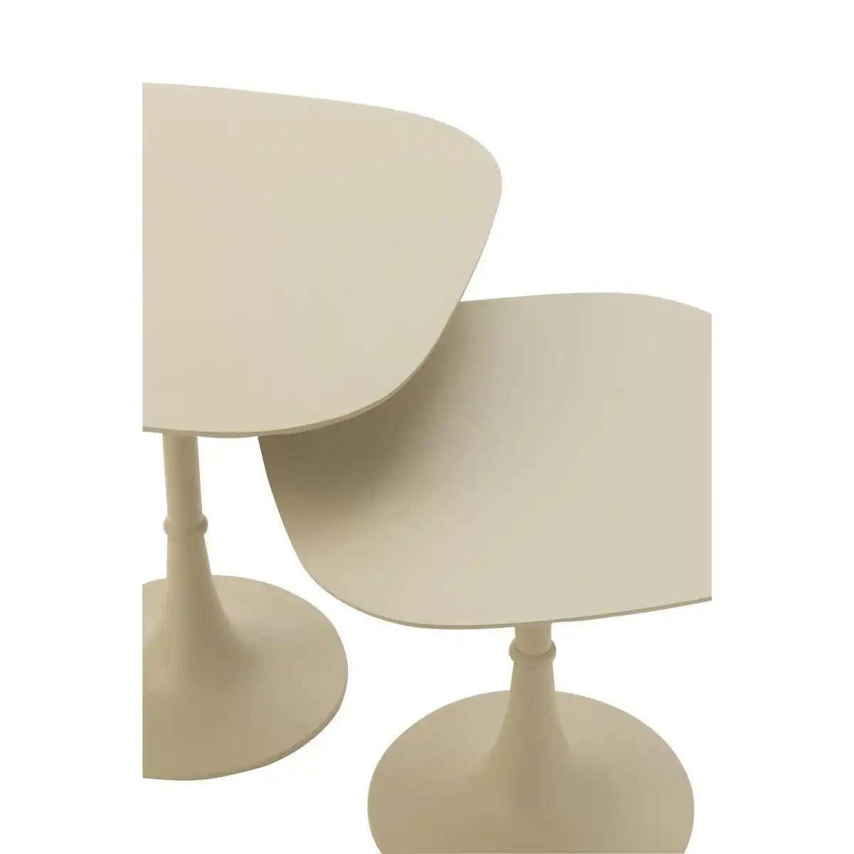 2er Set Beistelltisch Couchtisch Square Eisen - HomeDesign Knaus