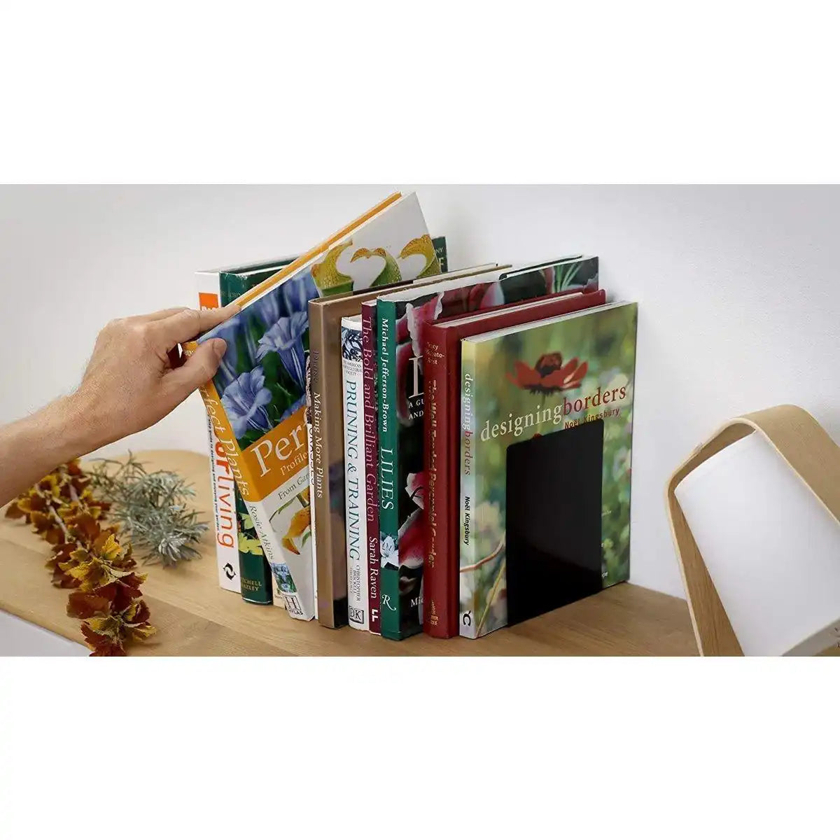 2er Set Design Regal- Buchstütze Schwebend Buchregal - HomeDesign Knaus