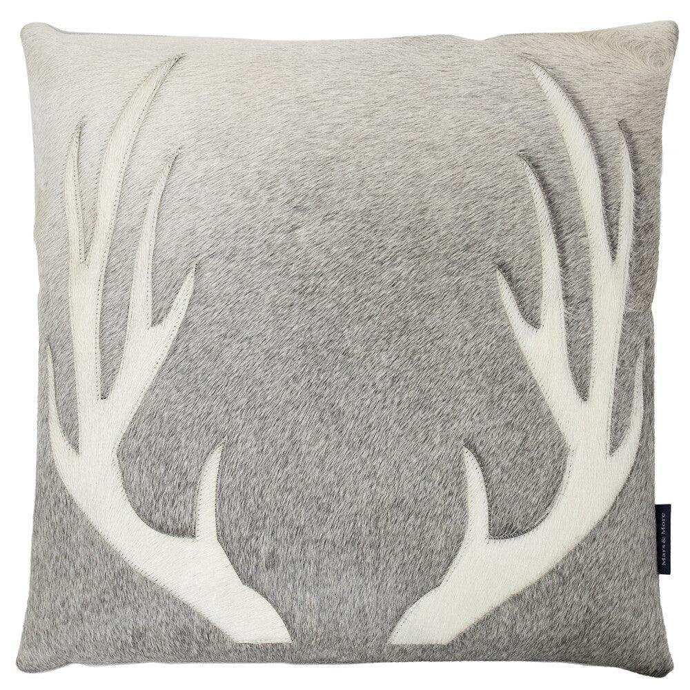 2er Set Echtfell Kissen Kaninchen braun 30x50cm - HomeDesign Knaus