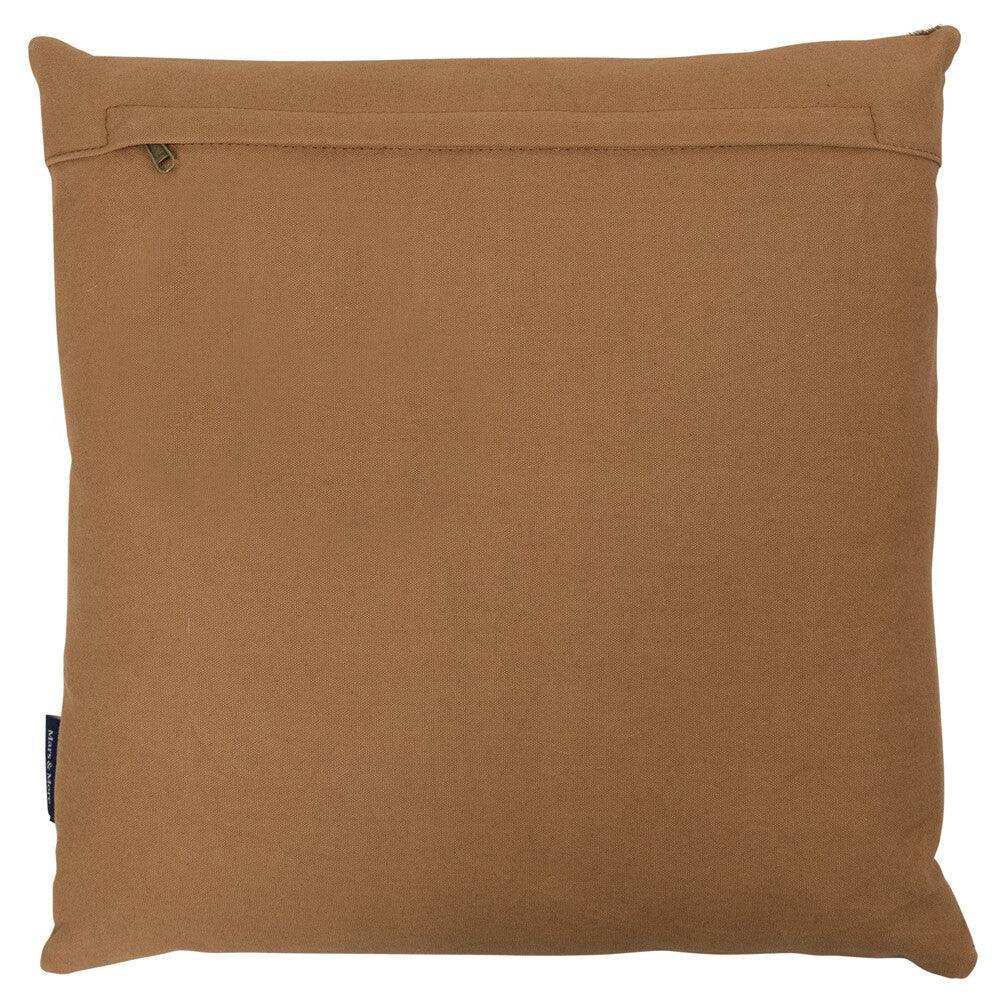2er-Set Echtfell Kissen Kuhgeweih 45x45cm - HomeDesign Knaus