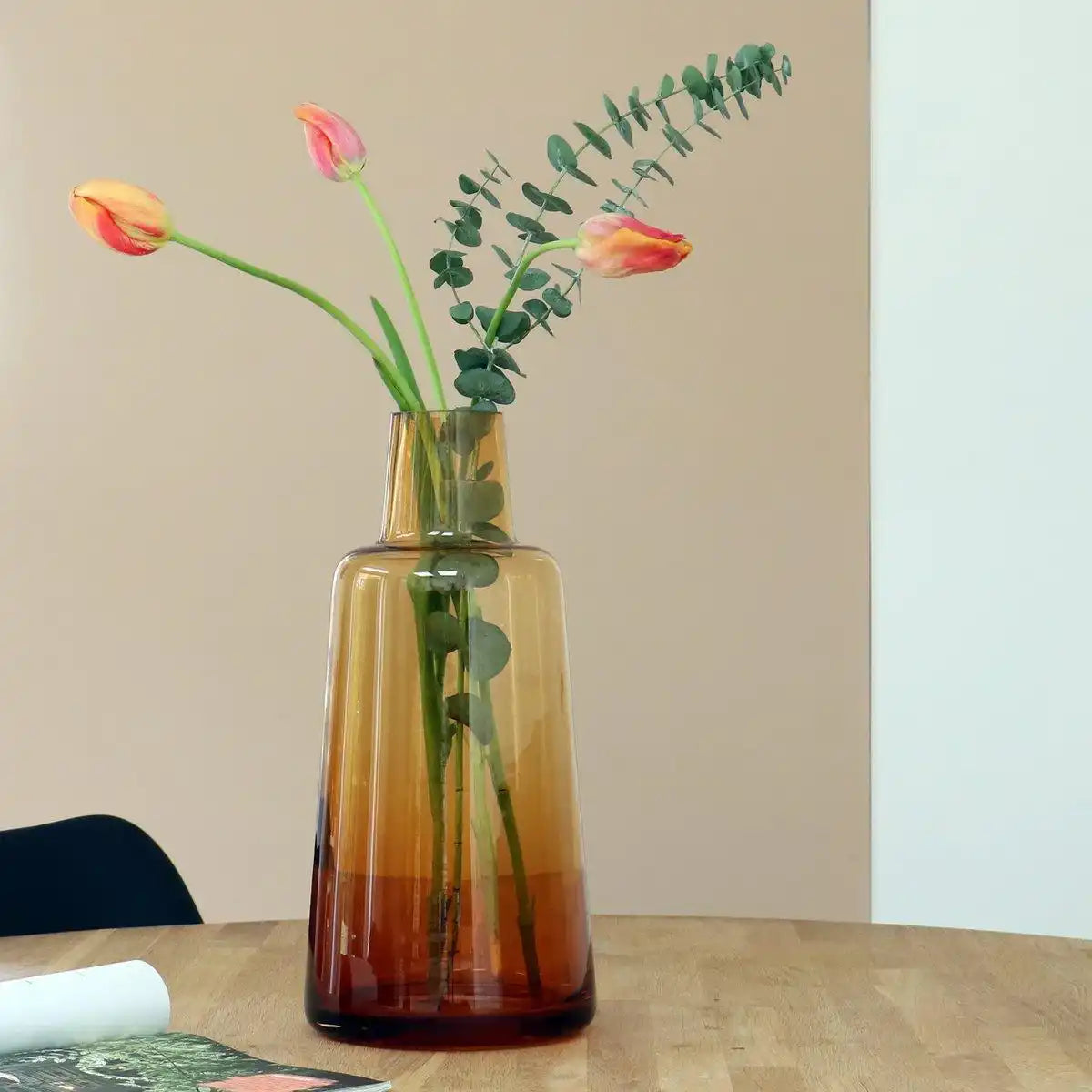 2er Set Jana Blumenvase Glasvase Vase 40 cm - HomeDesign Knaus