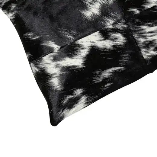 2er Set Kuhfell Kissen Herz Form Zierkissen 30x50 cm - HomeDesign Knaus