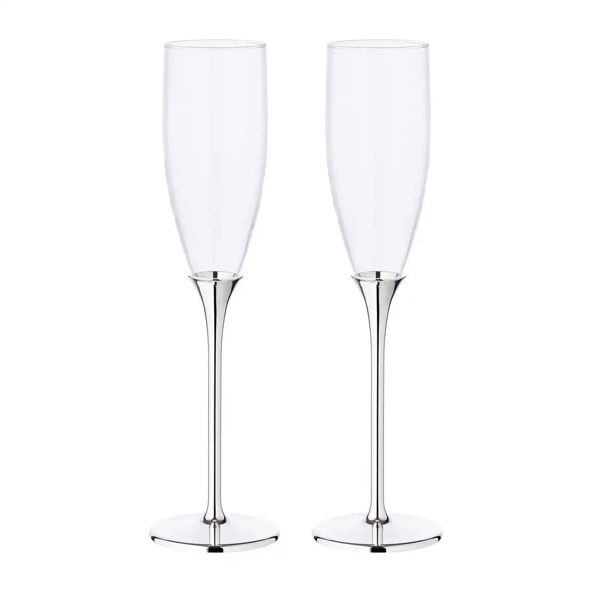 2er-Set Sektgläser Victoria aus Zink Luxus Champagnergläser - HomeDesign Knaus