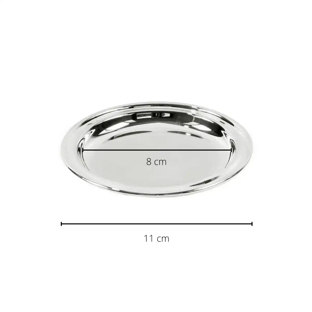2er Set Untersetzer Gläseruntersetzer Astoria, edel versilbert, Durchmesser 11 cm - HomeDesign Knaus