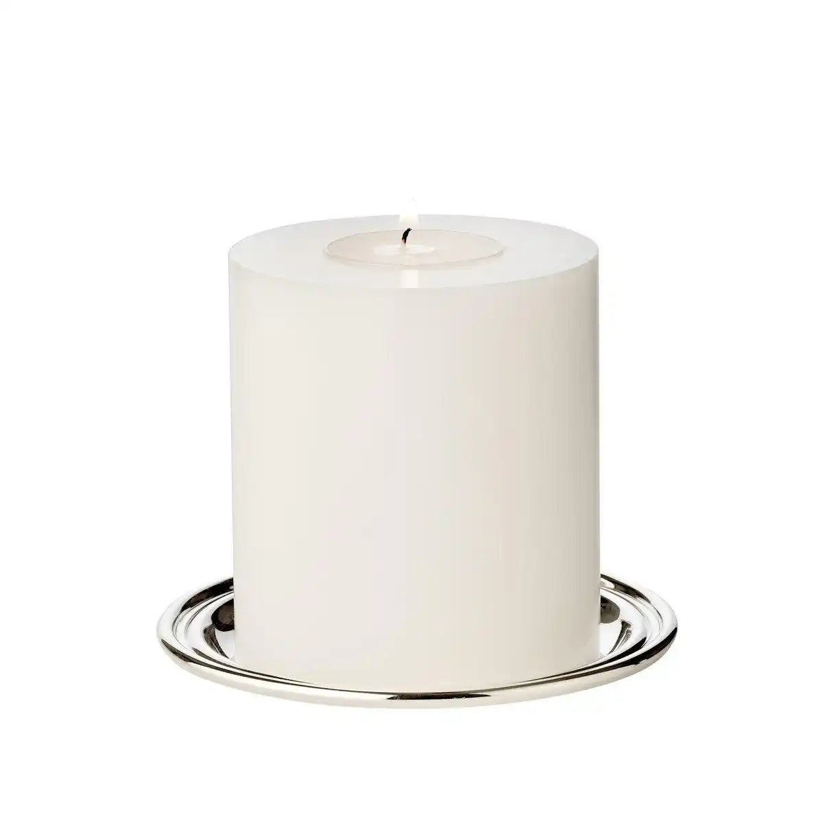 2er Set Untersetzer Gläseruntersetzer Astoria, edel versilbert, Durchmesser 11 cm - HomeDesign Knaus