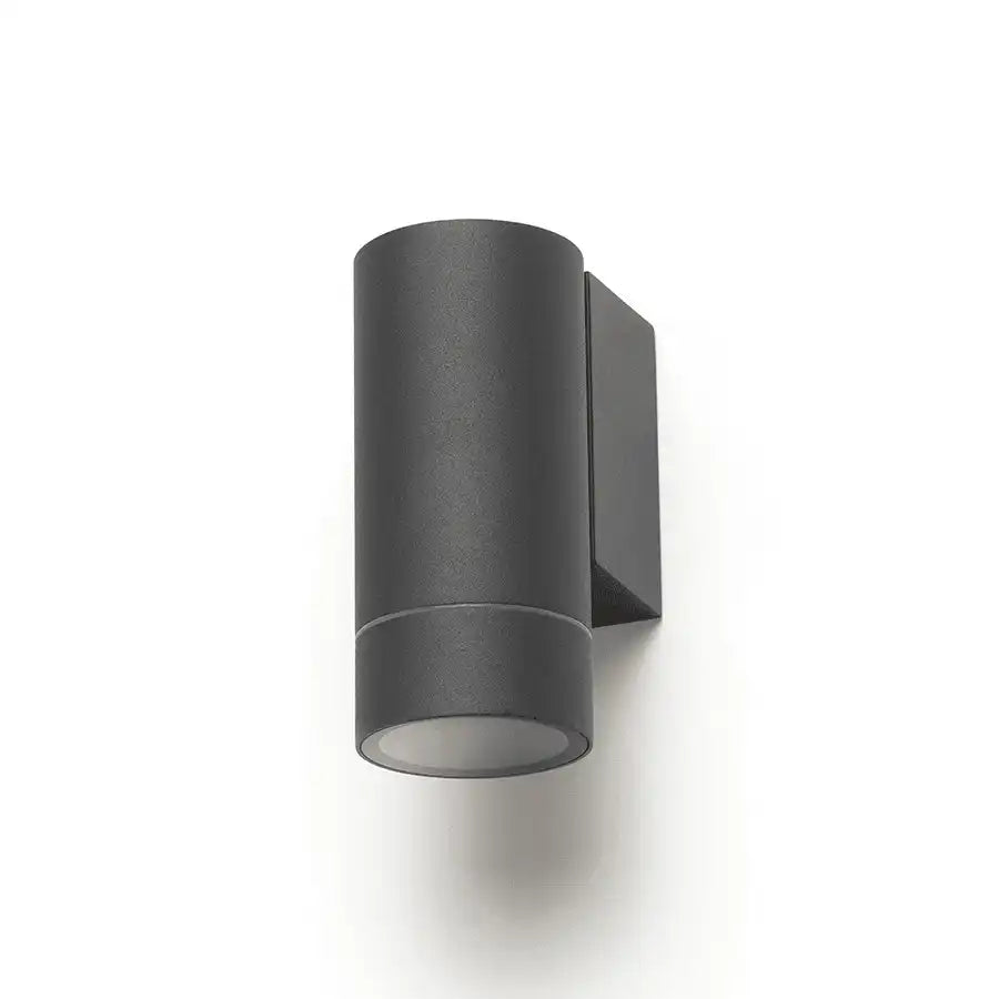 2er Set Wandleuchte Außenleuchte Spot anthrazitgrau Aluminum IP65 35W - HomeDesign Knaus