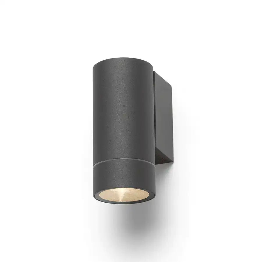 2er Set Wandleuchte Außenleuchte Spot anthrazitgrau Aluminum IP65 35W - HomeDesign Knaus