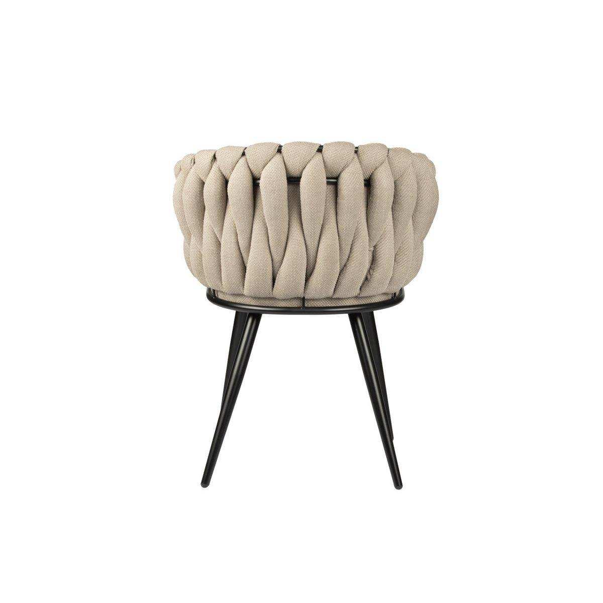 2er-Set Wave Stuhl Esszimmerstuhl Sessel Beige - HomeDesign Knaus