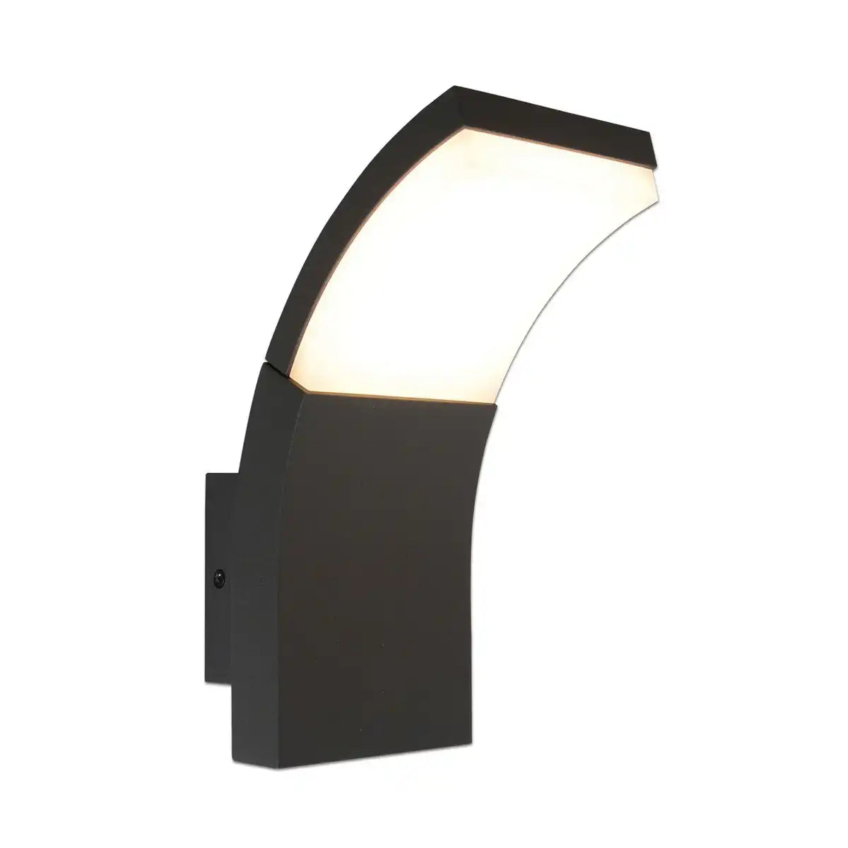 LED Außenwandleuchte "ORBIS" , aus Metall und Kunststoff in Anthrazit, mit integrierter LED