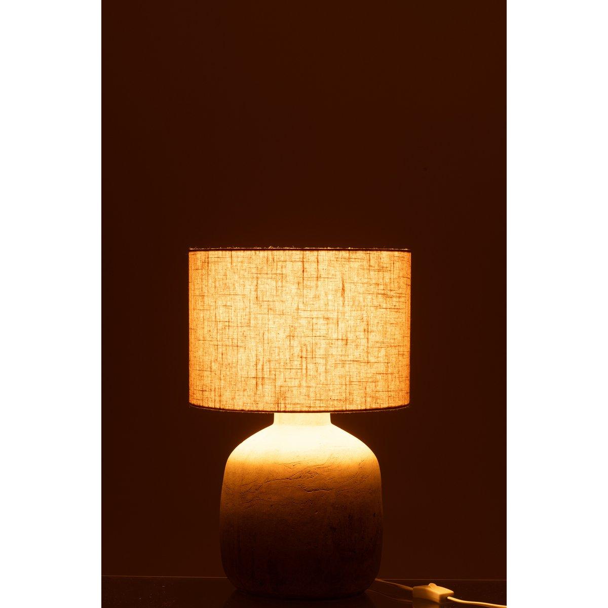 J-Line Lamp Mia Terrakotta klein