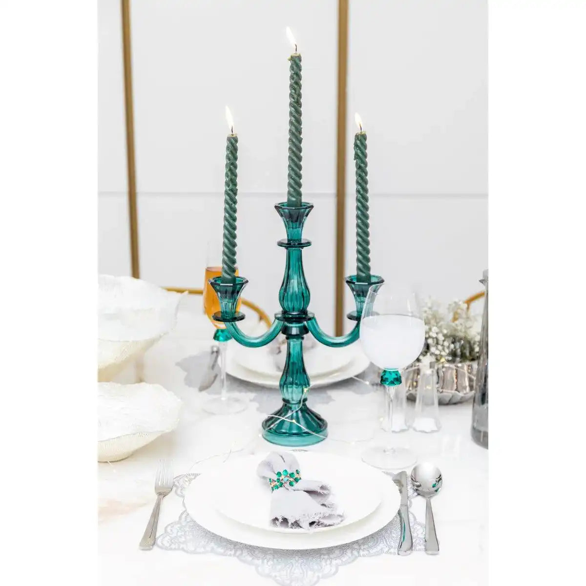3-LICHT-TÜRKISKERZENHALTER, H35CM - HomeDesign Knaus