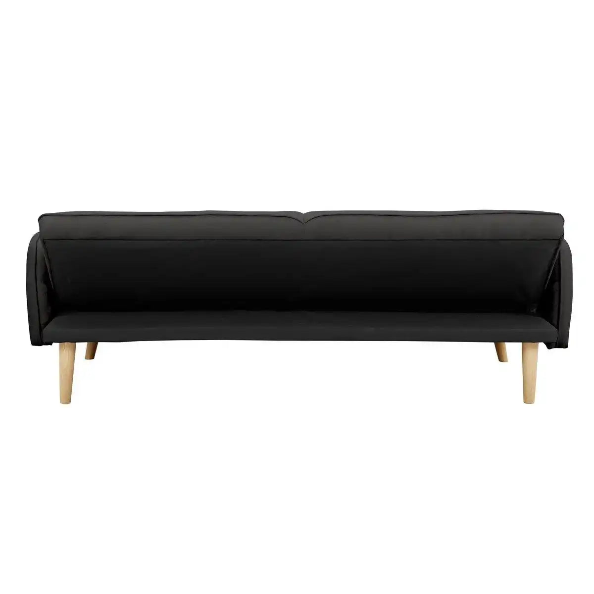 3-Sitzer Sofa Strukturstoff fein Dunkelgrau - HomeDesign Knaus