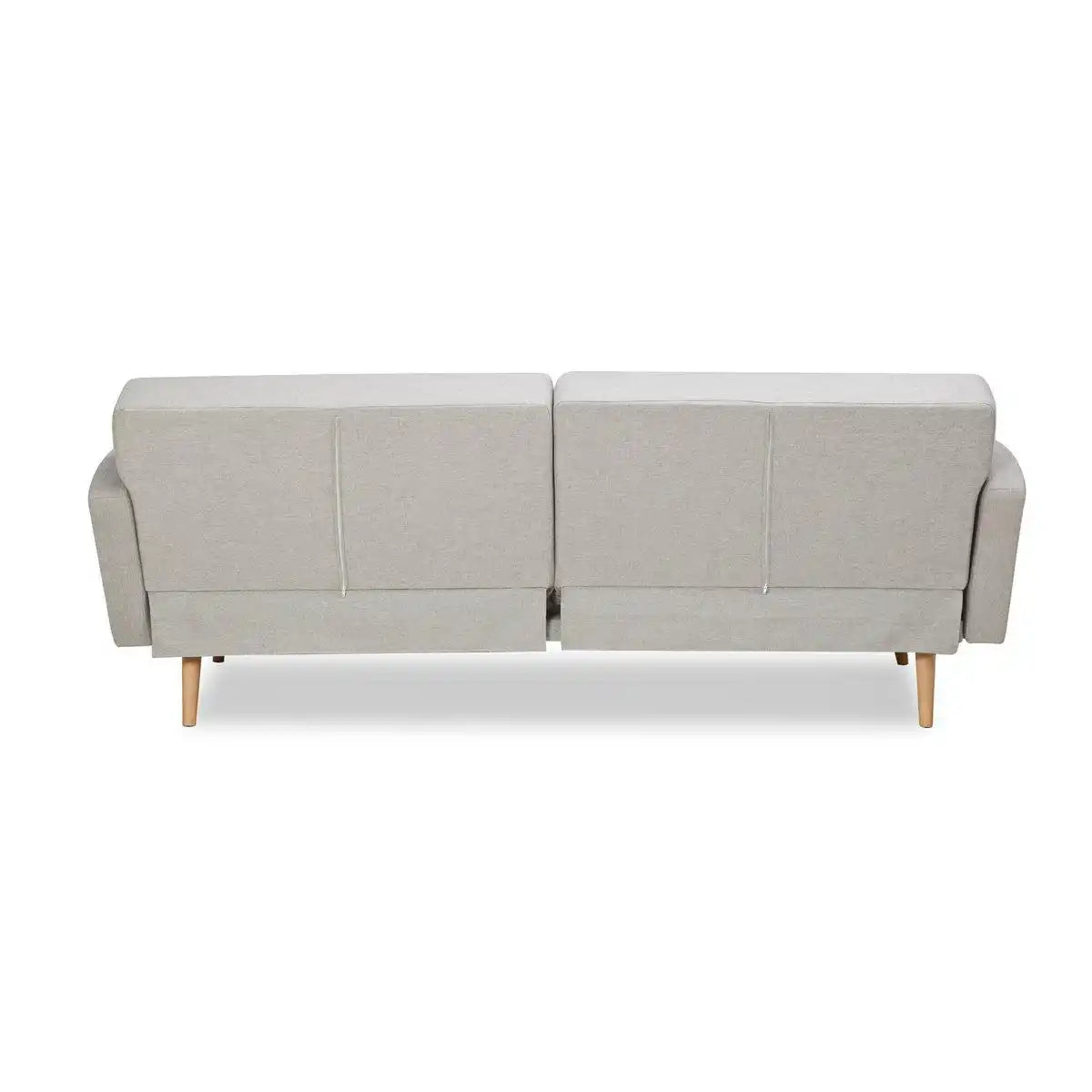 3-Sitzer Sofa Webstoff Grau - HomeDesign Knaus