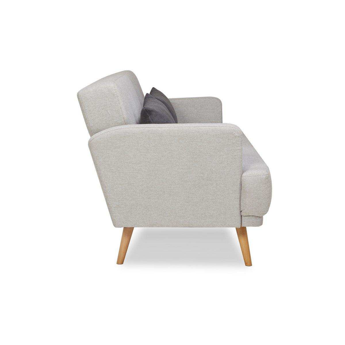 3-Sitzer Sofa Webstoff Grau - HomeDesign Knaus
