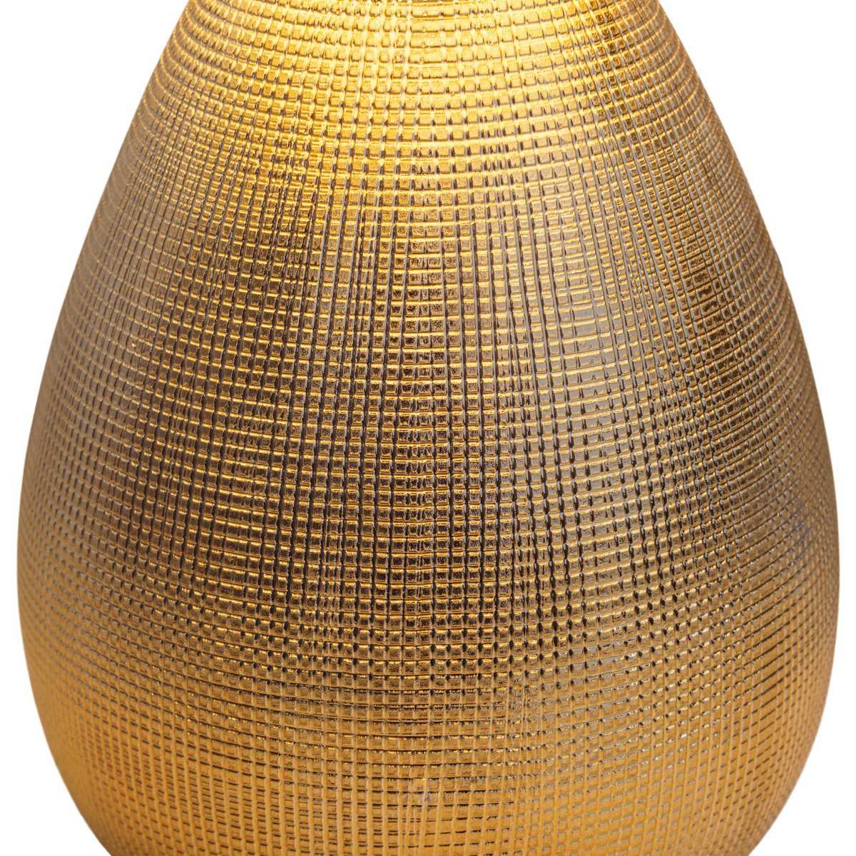 Keramik Tischleuchte "Simply Ceramics", Tischlampe aus Keramik, Gold, mit E14-Fassung, für Esszimmer, Wohnzimmer, Diele oder Büro, 31 cm hoch