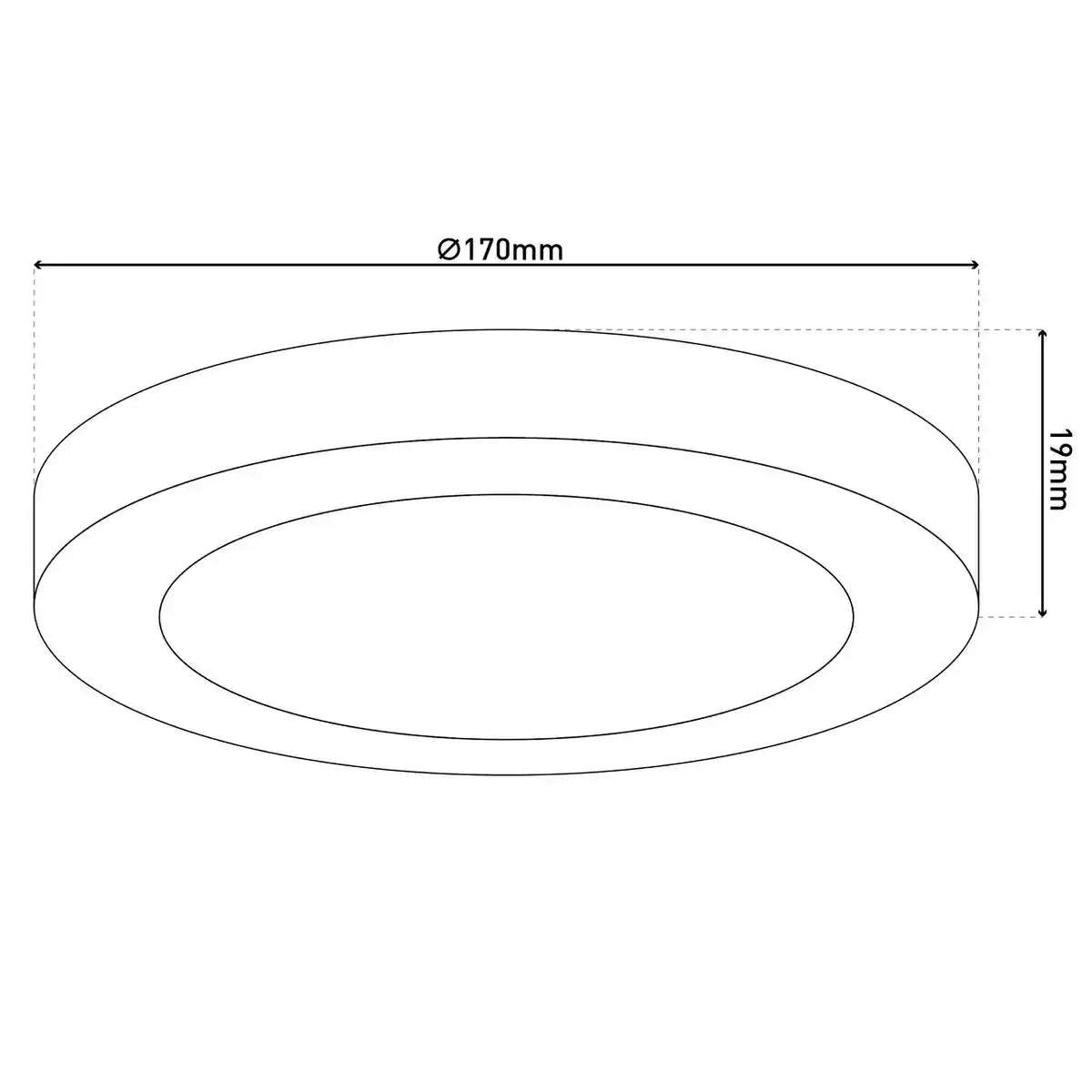 LED Deckenleuchte "BONUS" Ø: 17cm