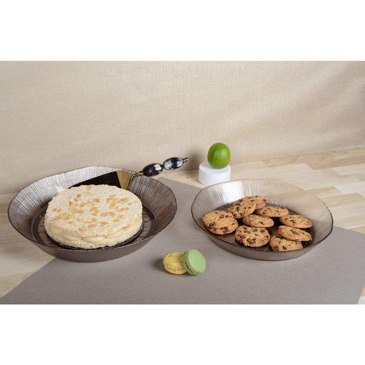 32 cm flache sandige Metallic - HomeDesign Knaus