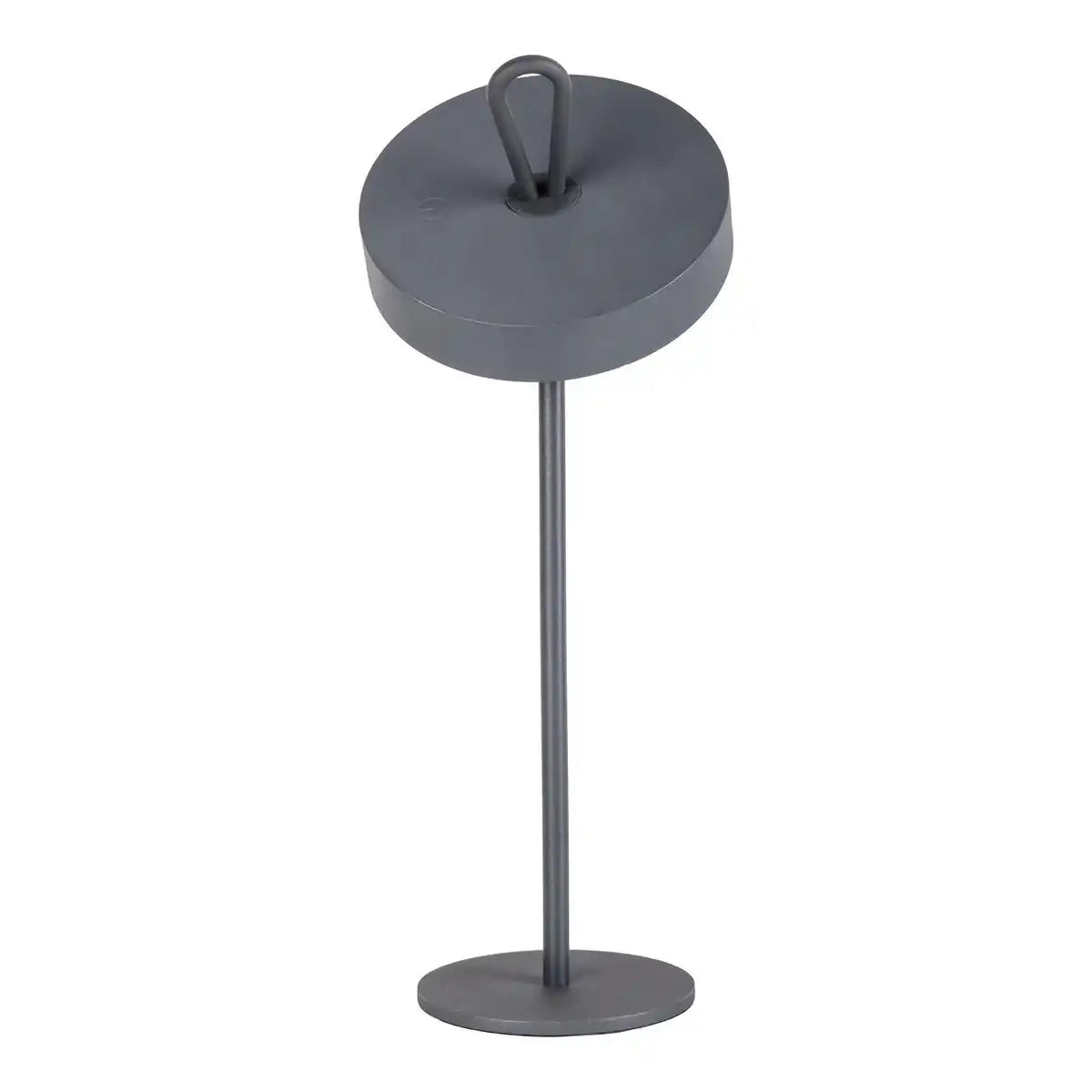 LED-Akku-Tischleuchte magnetisch "ELLA" für Außen und Innen, aus Metall und Kunststoff in Grau , 35 cm hoch