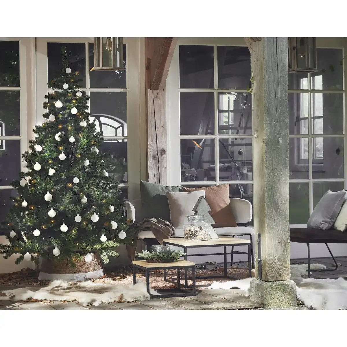 Künstlicher Weihnachtsbaum – H215 x Ø127 cm – Grün