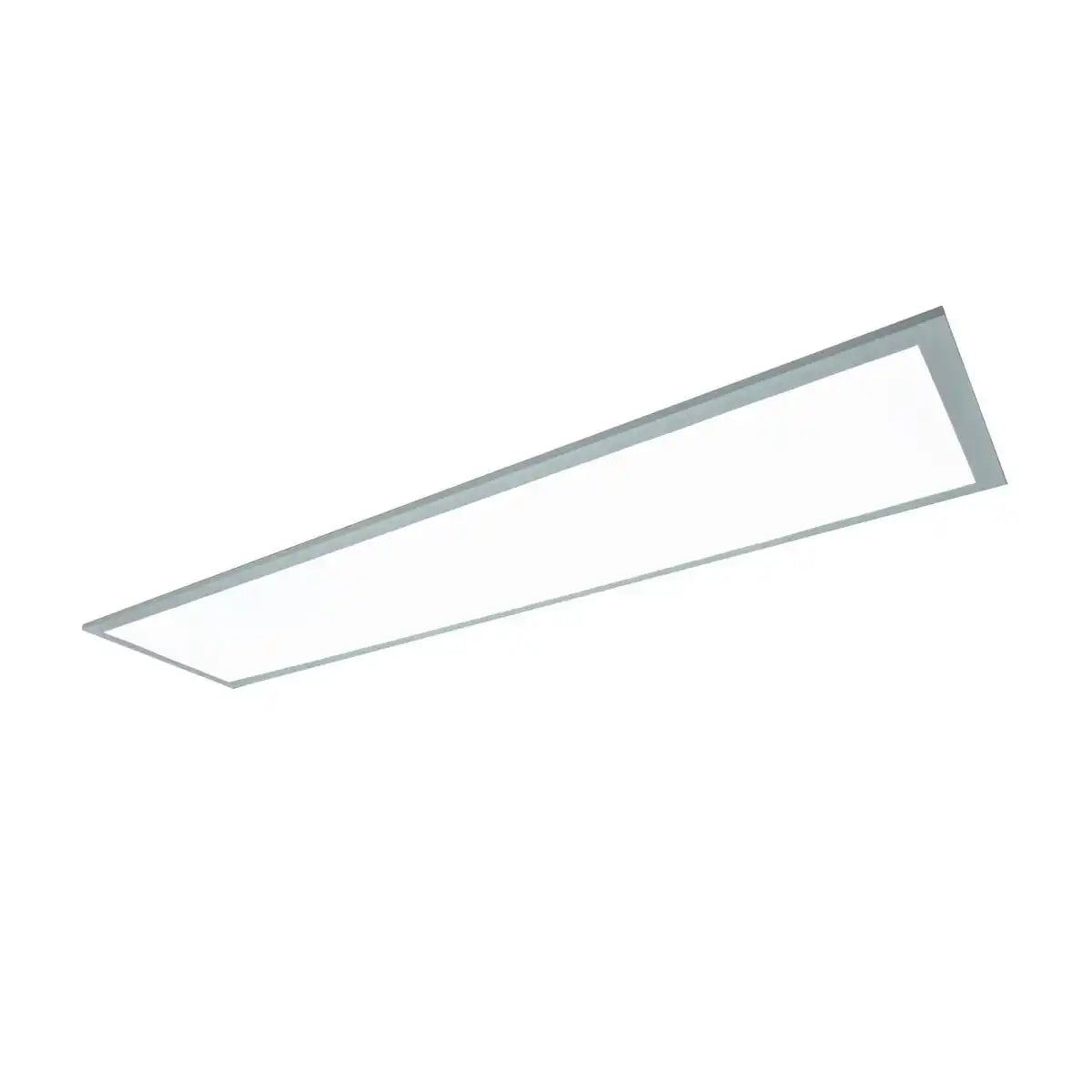 LED Panel-Deckenleuchte "NICO", funktionelle Deckenleuchte aus Metall und Kunststoff in weiß, mit festverbauten LED und vielen Funktionen, ideal für Büro, Praxis oder Werkstatt, ca. 119,5 cm lang