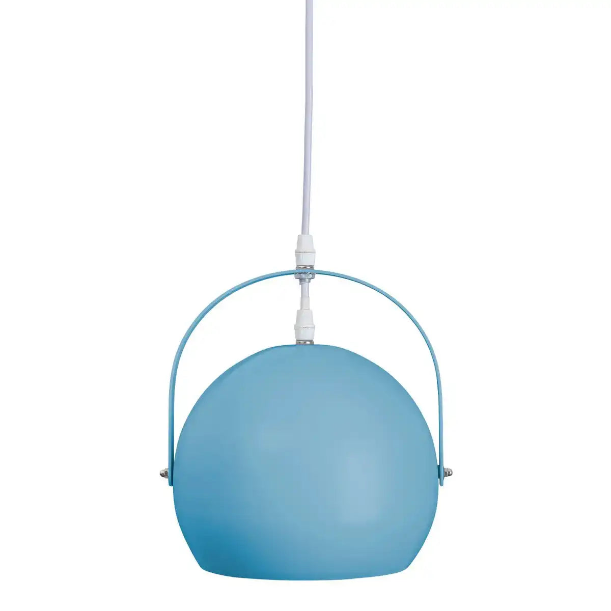 Pendelleuchte "COLORADO" blau Ø ca. 25 cm, Metall, E27-Fassung, Beleuchtung für Wohnzimmer, Esszimmer, Kinderzimmer