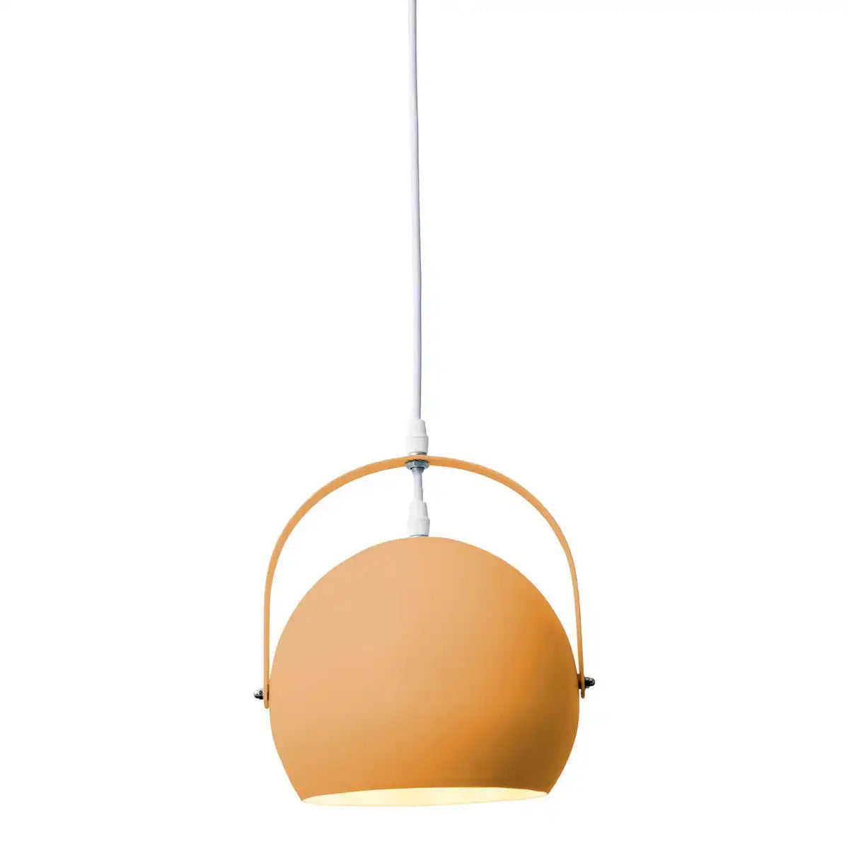 Pendelleuchte "COLORADO" orange Ø ca. 25 cm, Metall, E27-Fassung, Beleuchtung für Wohnzimmer, Esszimmer, Kinderzimmer