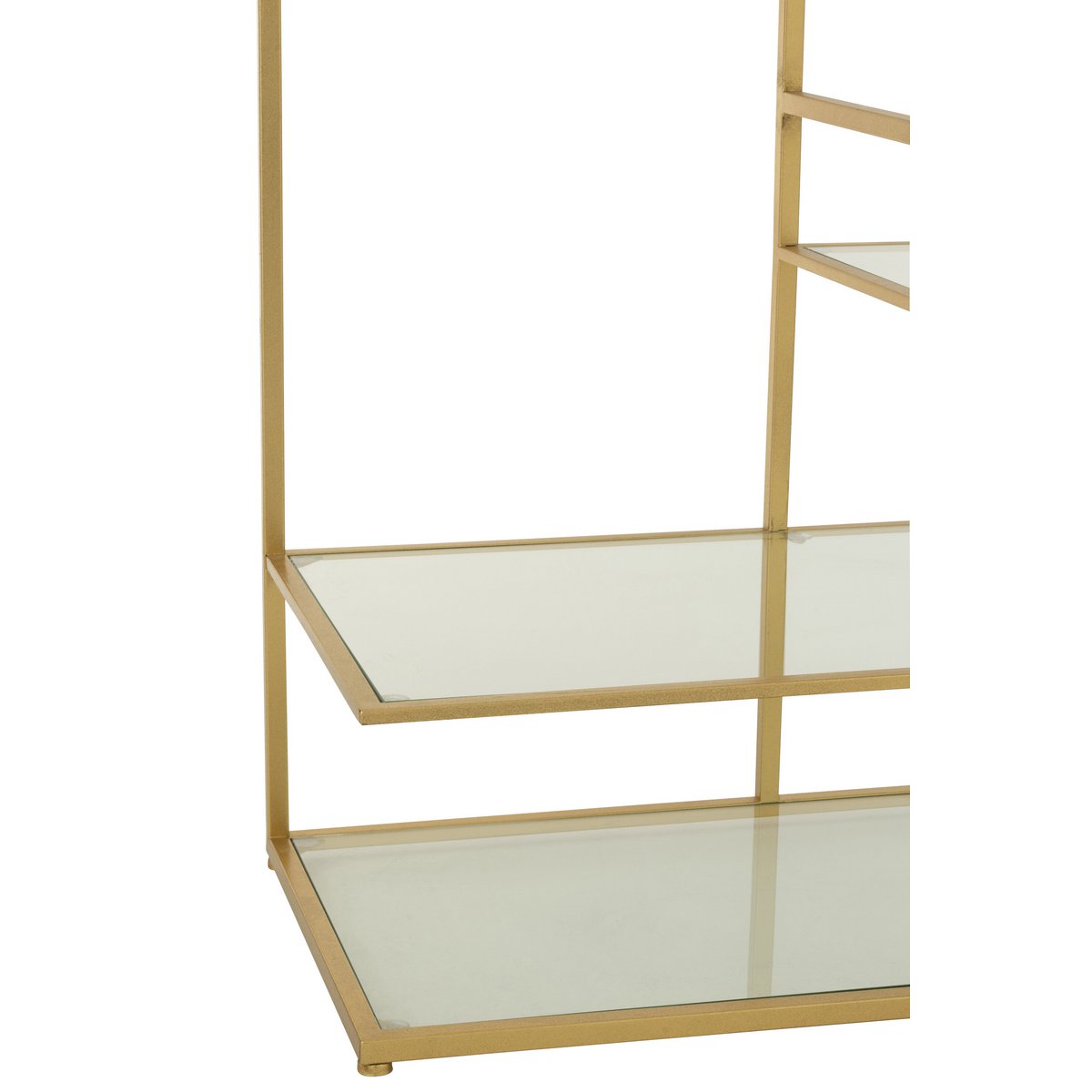 J-Line-Konsolen-Eisen/Glas Gold gefärbt