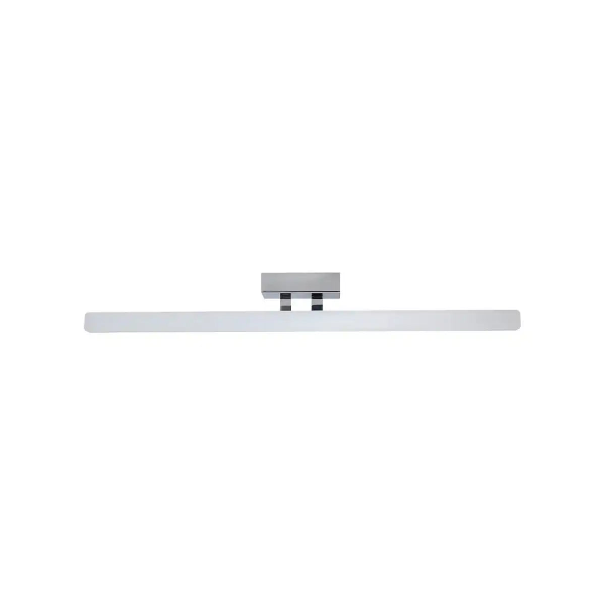 LED Spiegelleuchte "VARETA" Metall und Kunststoff in Chrom mit fest verbauten LEDs