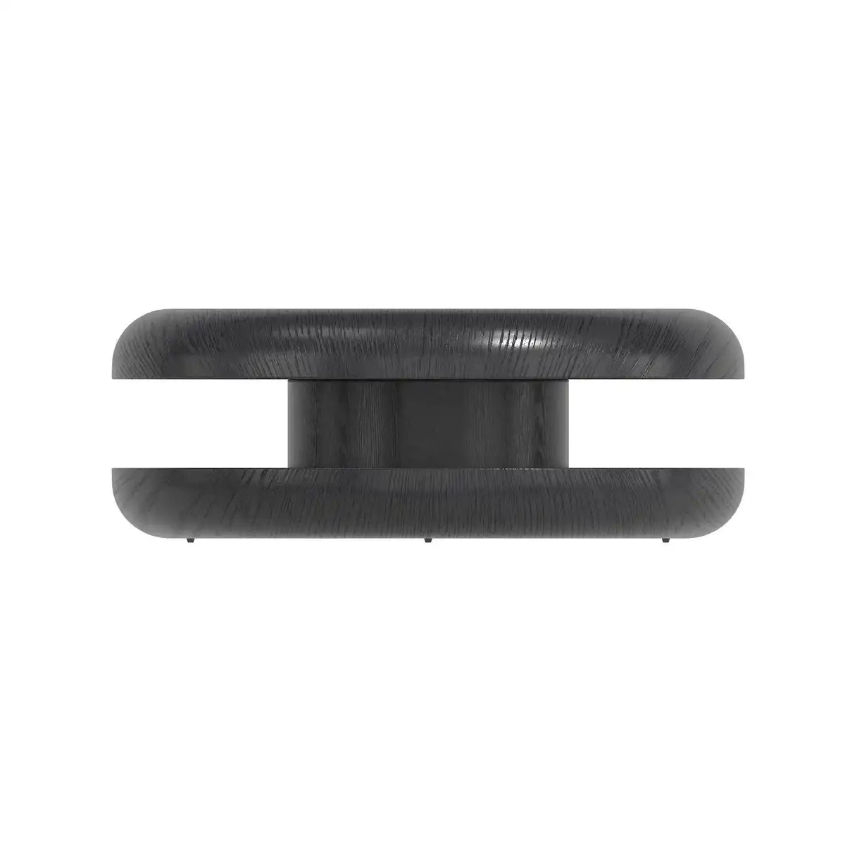 Couchtisch Ø 90 cm drehbar Schwarz
