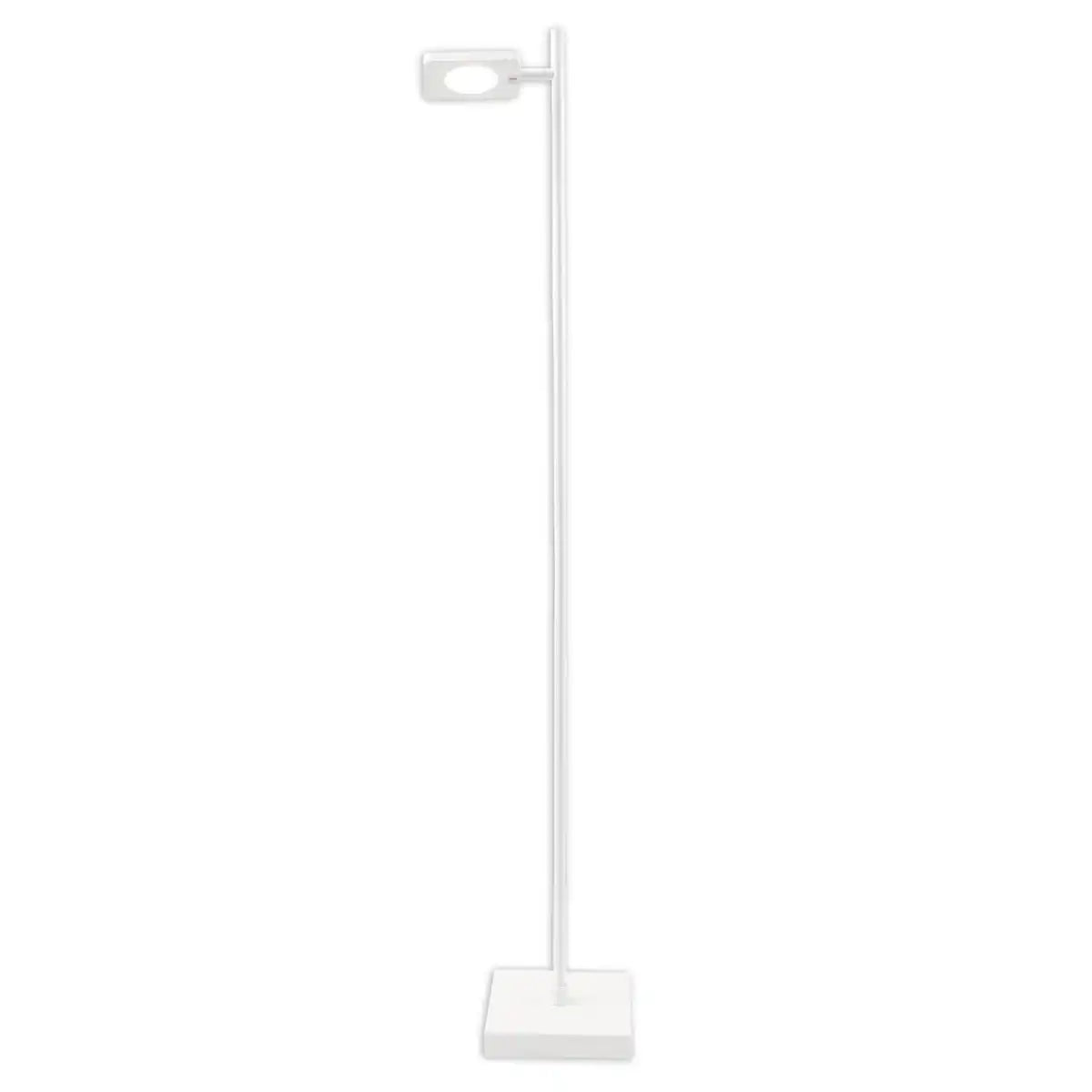 LED Akku-Stehleuchte "LUPA", 135 cm hoch, Aluminium weiß und Kunststoff, integrierte LEDs, 2400 lm, dimmbar, CCT-Funktion, 3000-6500 K, RGB-Lichtwechsler