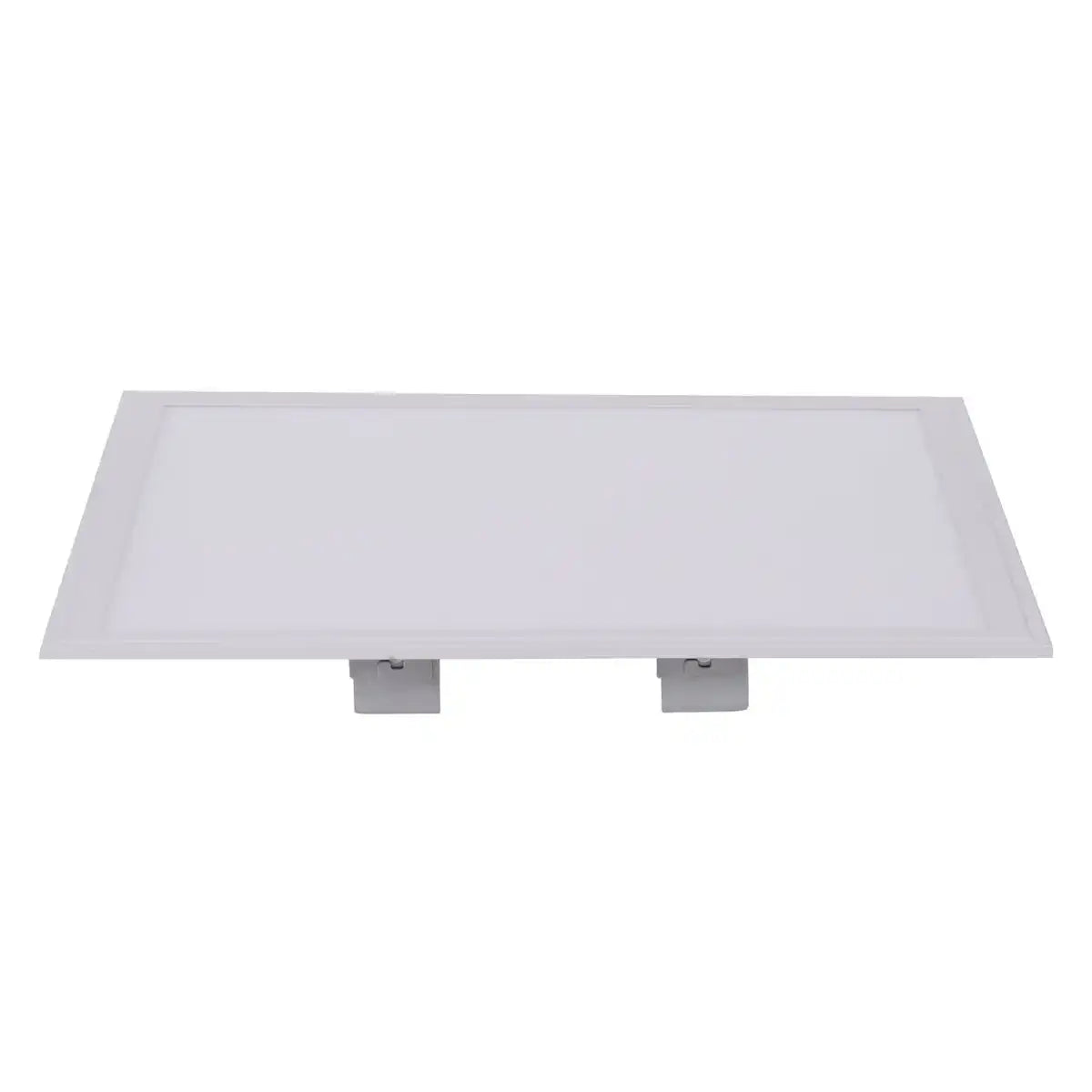 LED Aufbaupanel "SORRISO", Aufbauleuchte aus Metall und Kunststoff in Weiß mit fest verbauten LEDs, 45x45cm groß für Innenräume