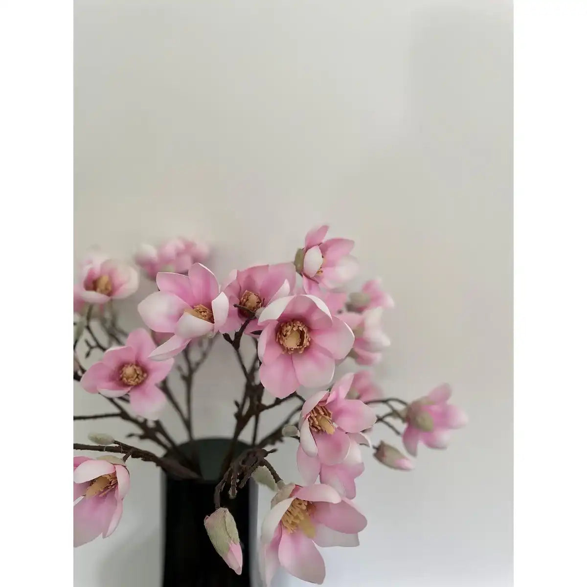 Künstliche Blumen - Magnolienblume Rosa x8 -65cm