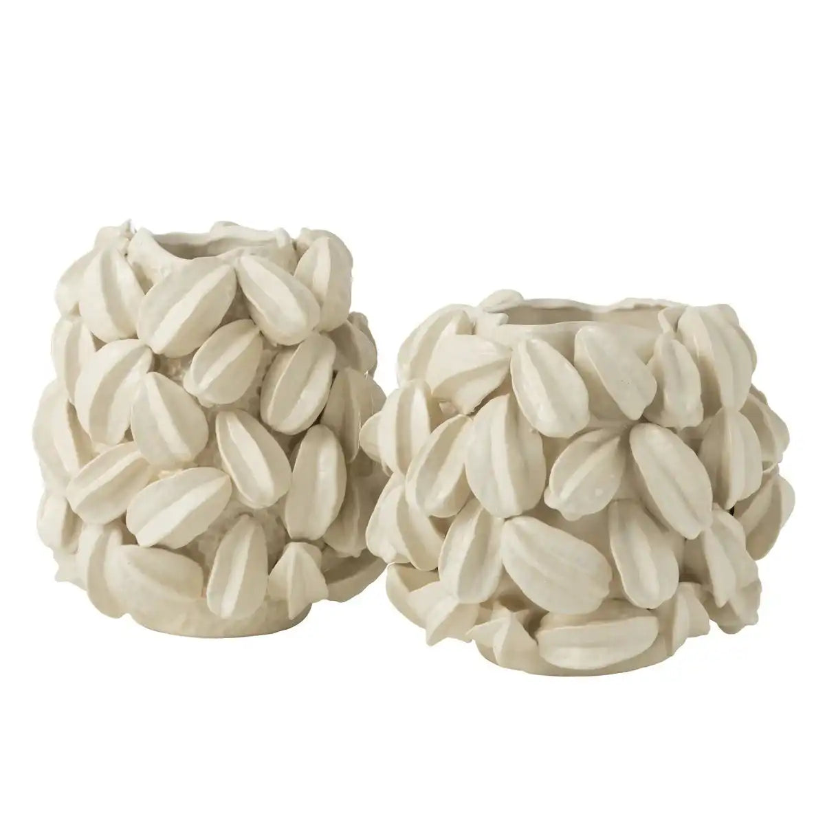 J -Line Vase Botanica Cacao Rasse - Kupfer - Beige - Ø 33,5 cm
