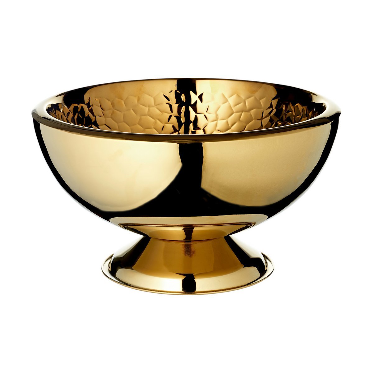 Sektkühler Bruno gold innen gemustert Ø 43 cm