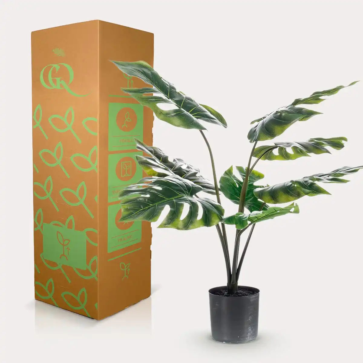 Monstera Deliciosa - Kunstpflanze - 65 cm