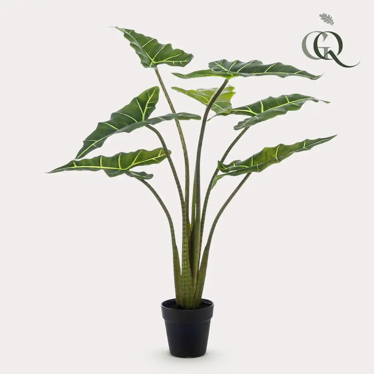 Künstliche Pflanze - Alocasia Frydek - Elefantenohr - 100 cm