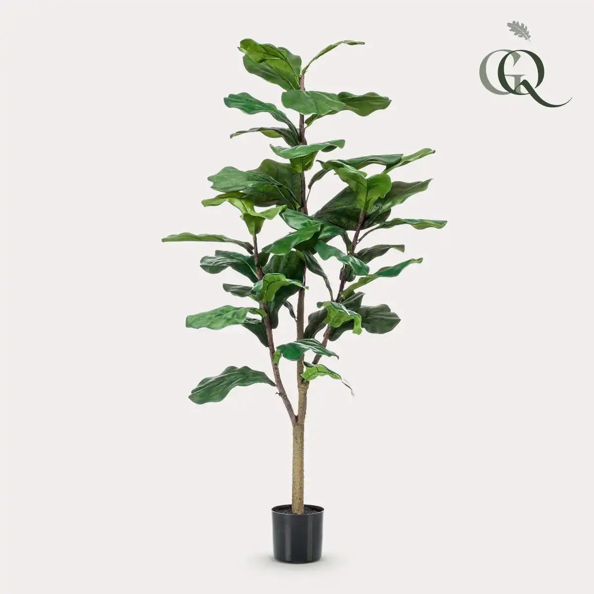 Künstliche Pflanze - Ficus Lyrata - Tabakpflanze - 120 cm