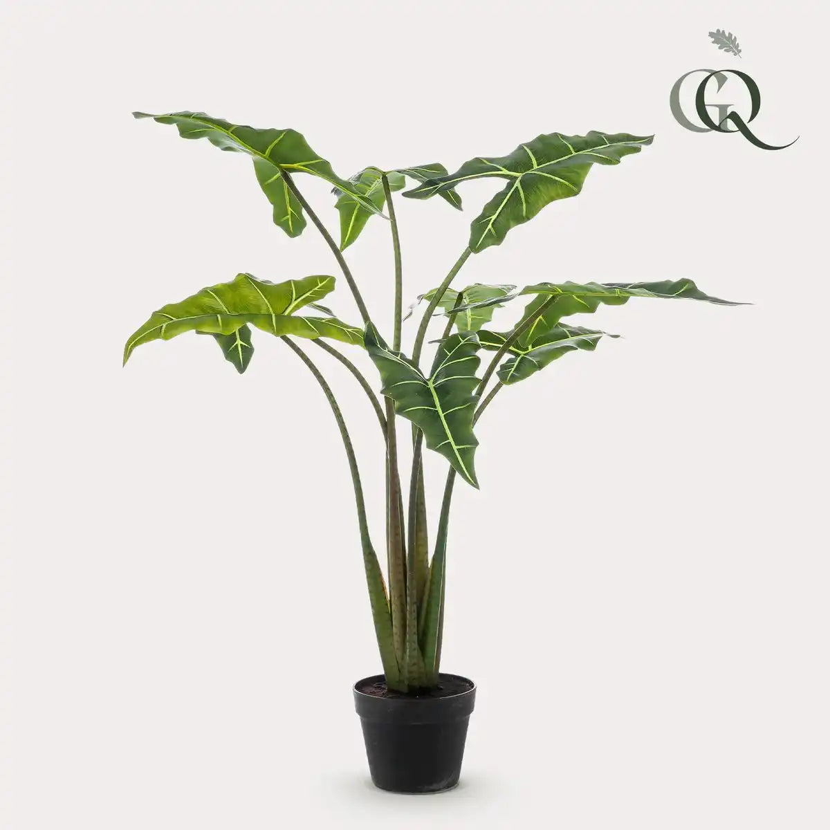 Künstliche Pflanze - Alocasia Frydek - Elefantenohr - 120 cm
