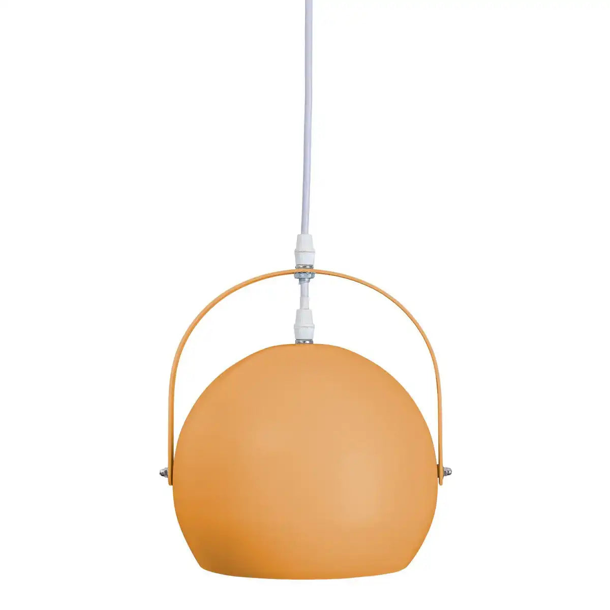 Pendelleuchte "COLORADO" orange Ø ca. 25 cm, Metall, E27-Fassung, Beleuchtung für Wohnzimmer, Esszimmer, Kinderzimmer