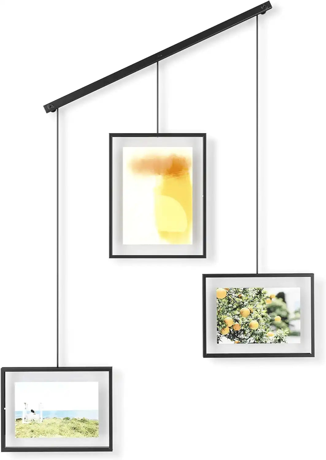 3er-Set Exhibit Foto Collage Bilderrahmen Flexibles zur Horizontalen und Diagonalen - HomeDesign Knaus